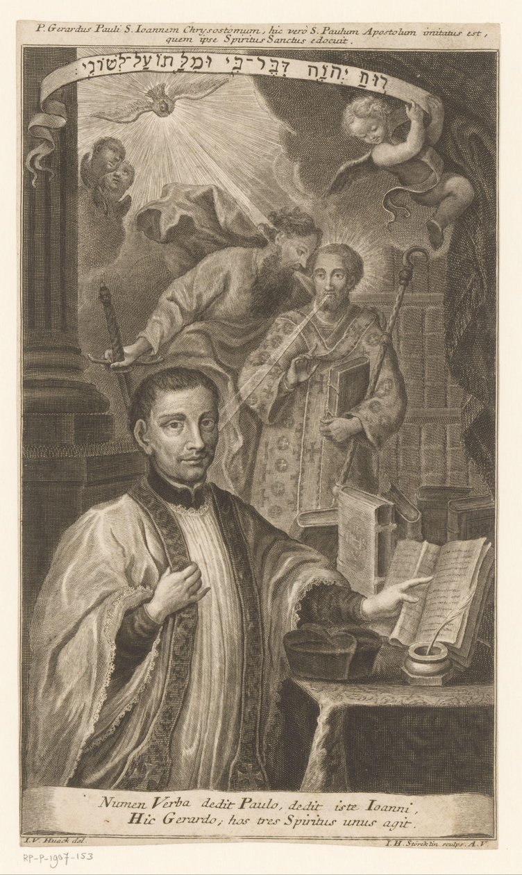 Porträtt av Gerhard Pauli av Johann Heinrich Störchlin