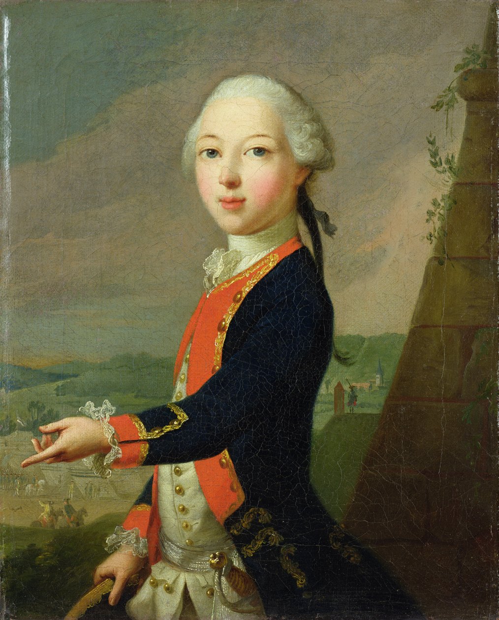 Landgreve Carl som barn av Johann Heinrich Tischbein