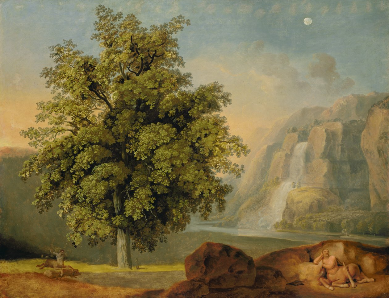 Landskap i Tivoli av Johann Heinrich Wilhelm Tischbein