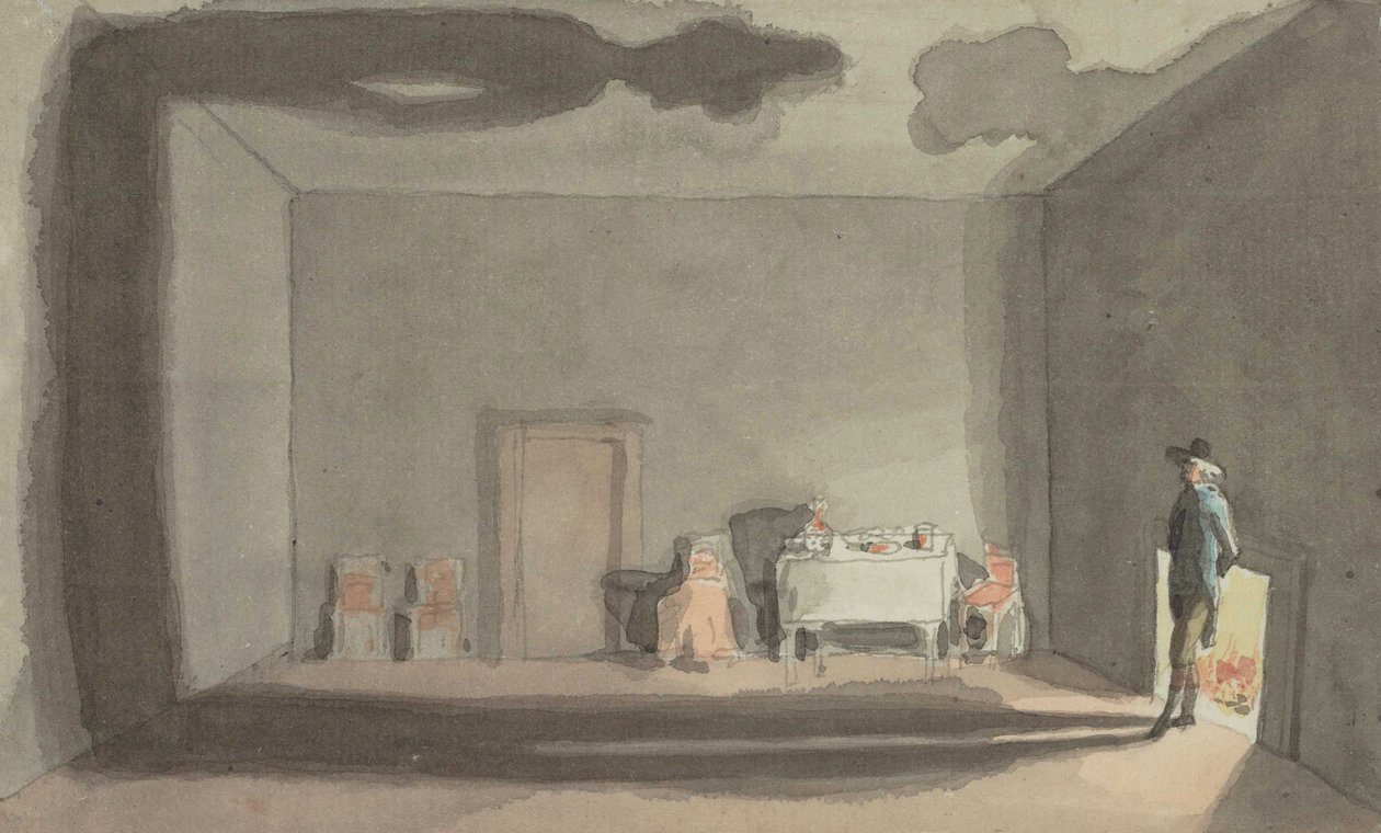 Den långa skuggan, ca 1805. av Johann Heinrich Wilhelm Tischbein