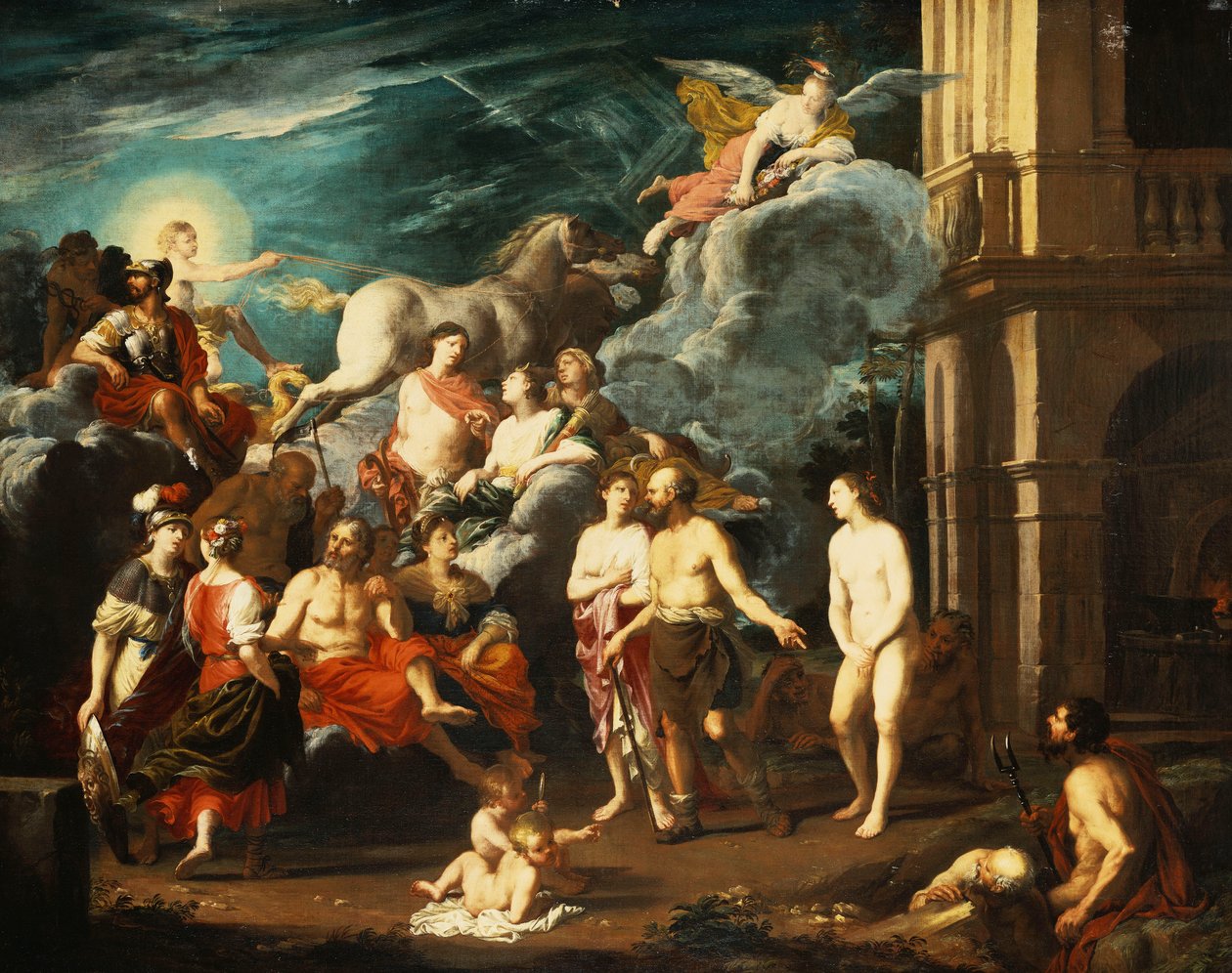 Presentationen av Pandora av Vulcan av Johann Heiss