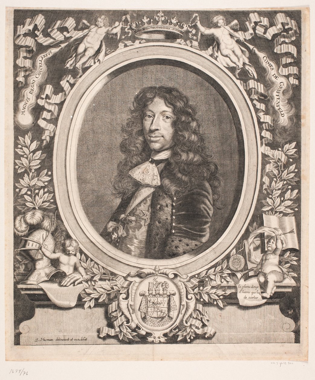 Griffenfeld som kansler av Johann Husman