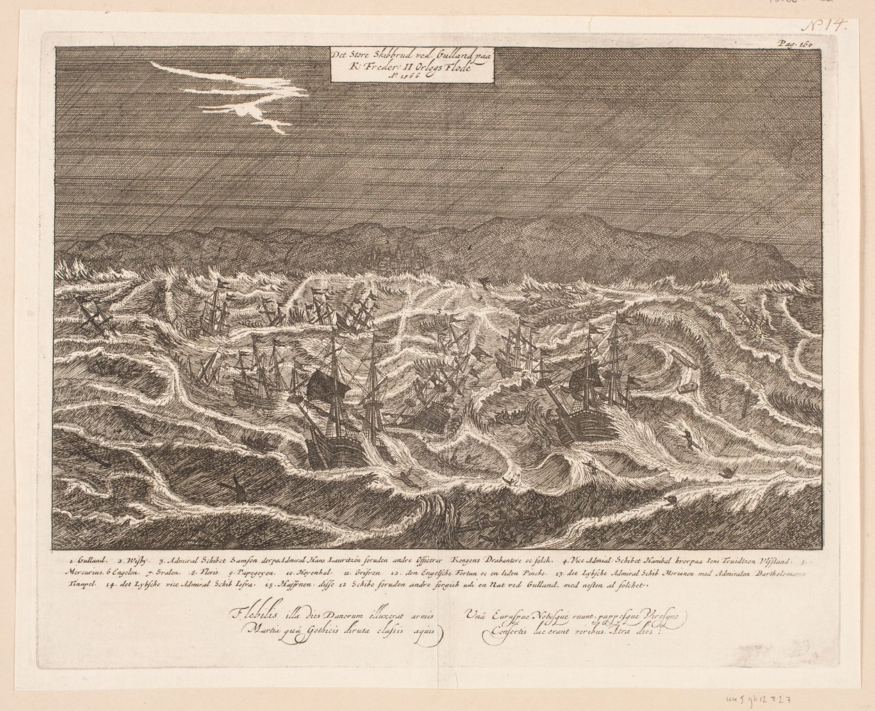 Skeppsbrottet vid Gulland, 1566 av Johann Husman