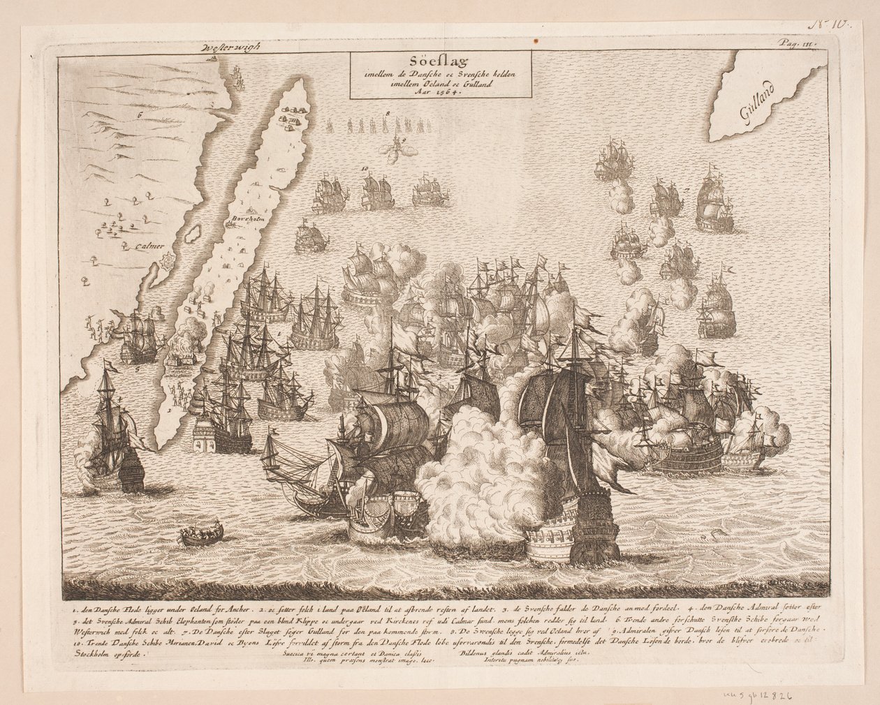 Slaget vid Øland och Gulland, 1564 av Johann Husman