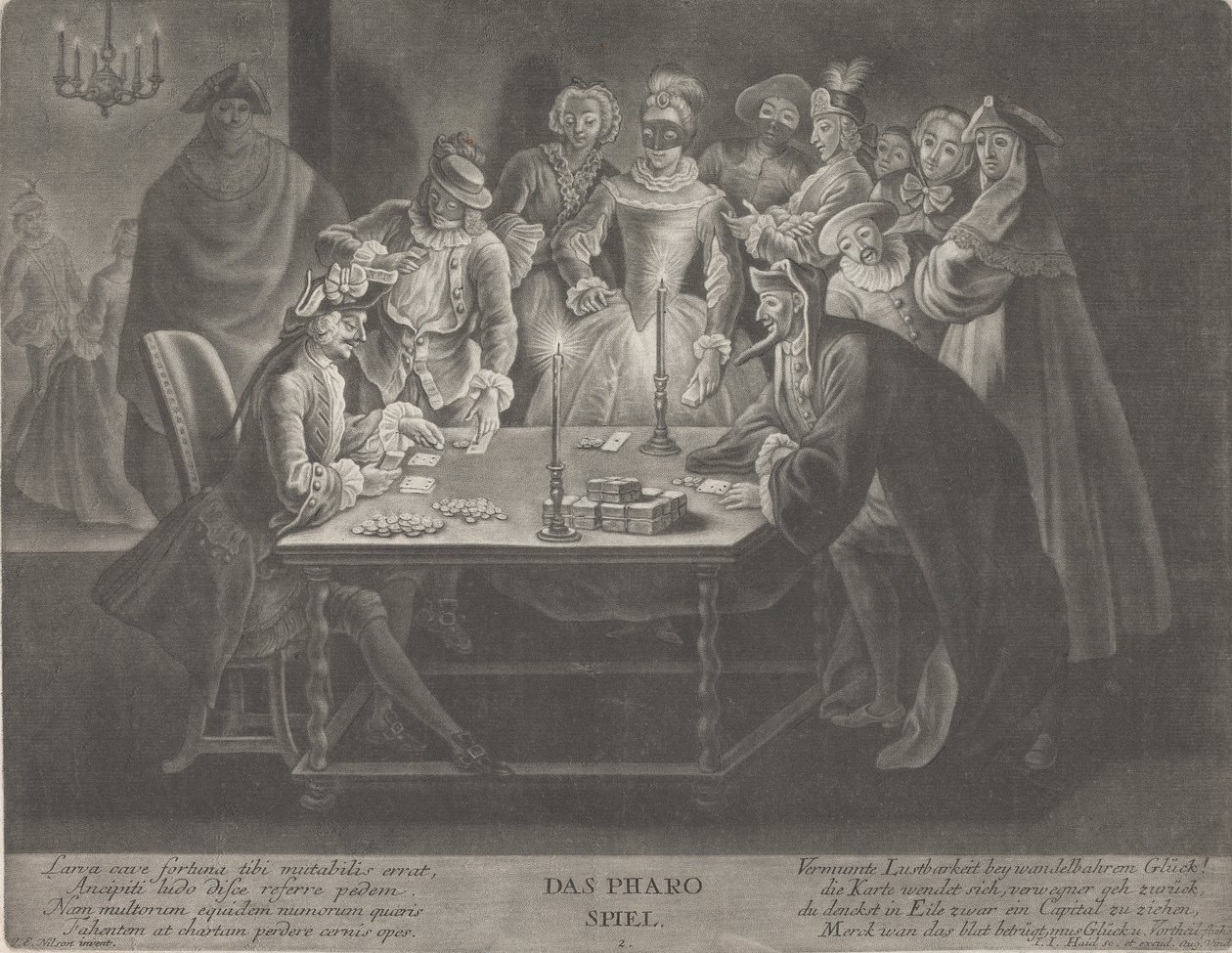 Farao-spelet av Johann Jacobus Haid