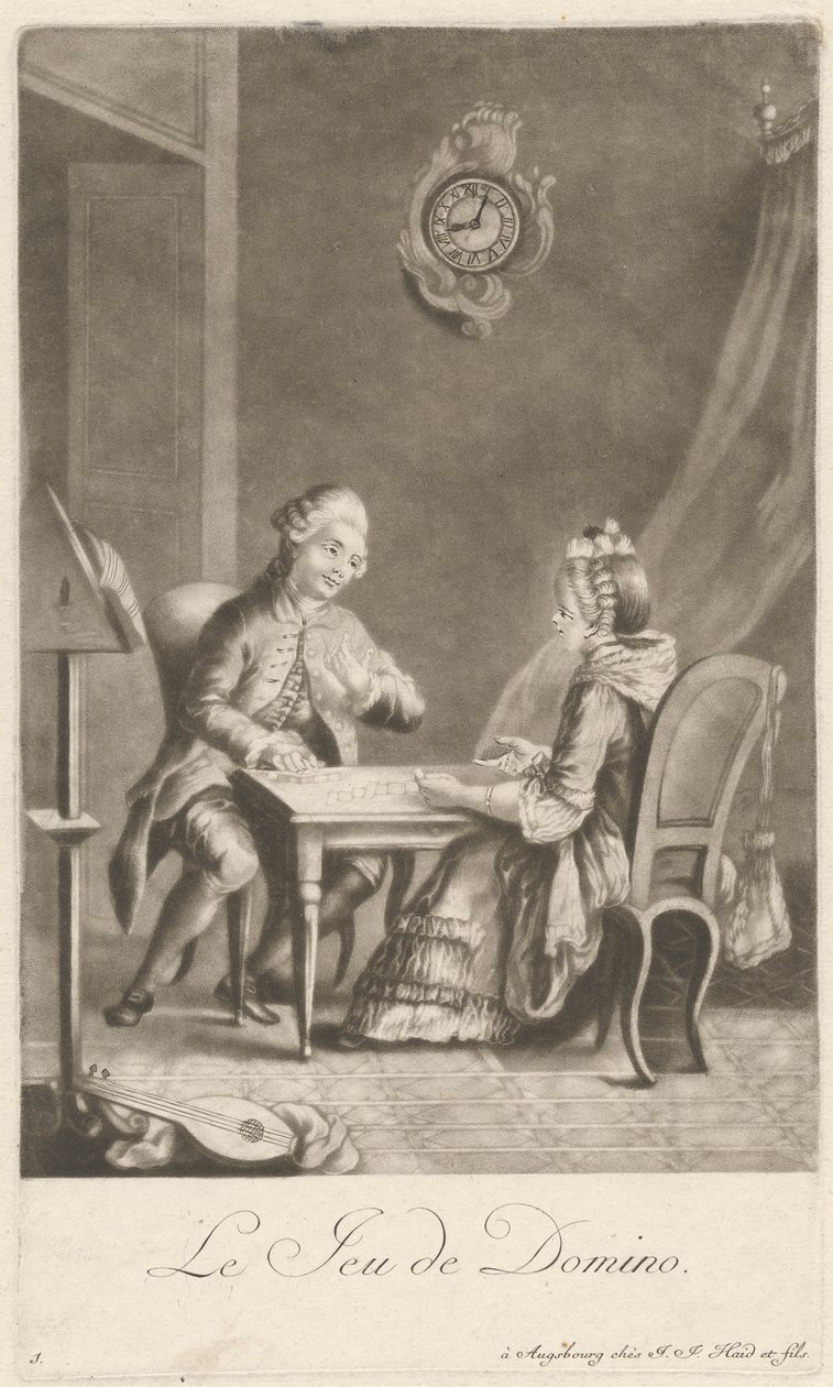Dominospelet av Johann Jacobus Haid