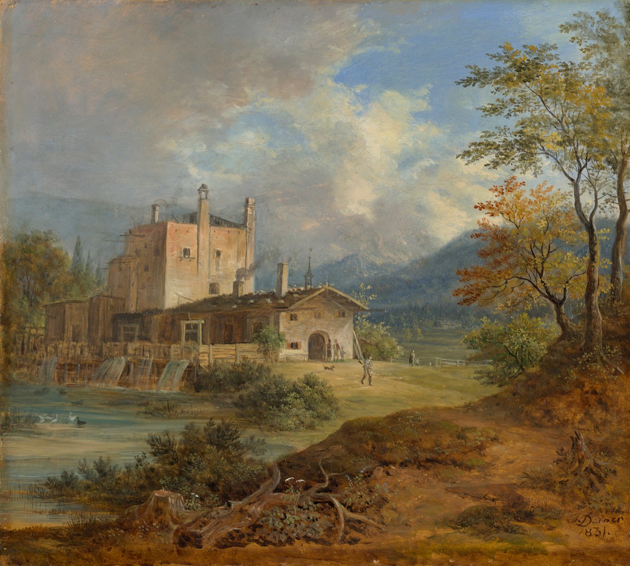 Järnhammare i bergen av Johann Jakob Dorner der Jüngere