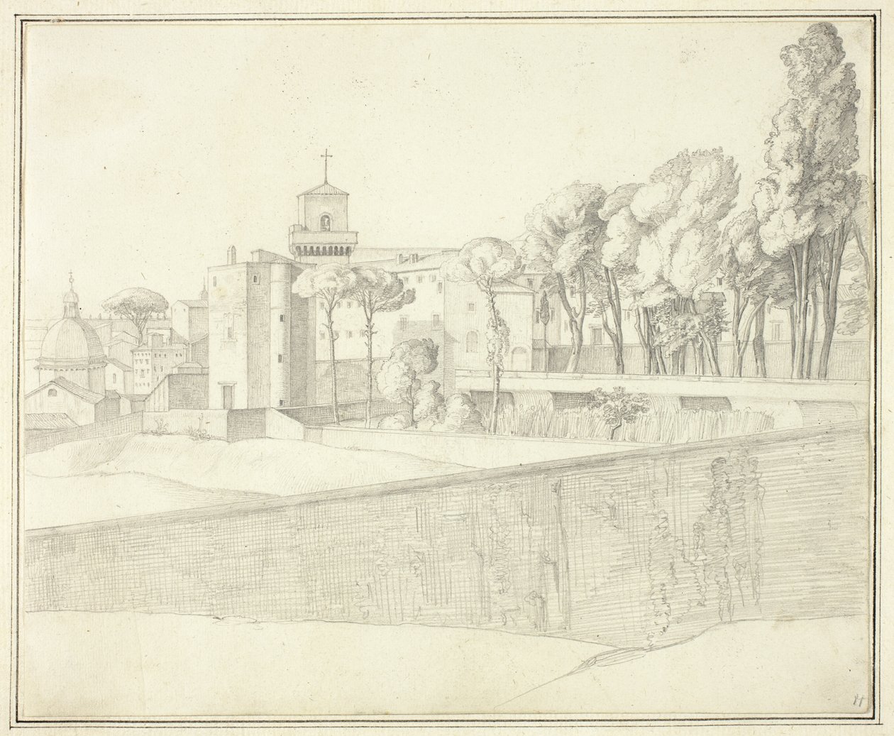 San Pietro i Vincoli, Rom av Johann Martin von Rohden