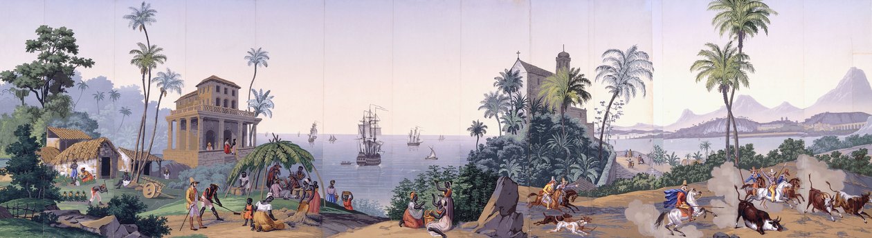 Utsikt över Brasilien, ca 1829-1835 av Johann Moritz Rugendas