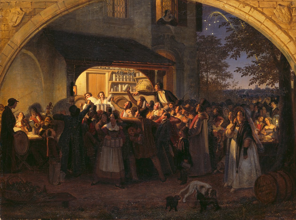 Münchens trädgårdsfestival av Johann Peter Hasenclever
