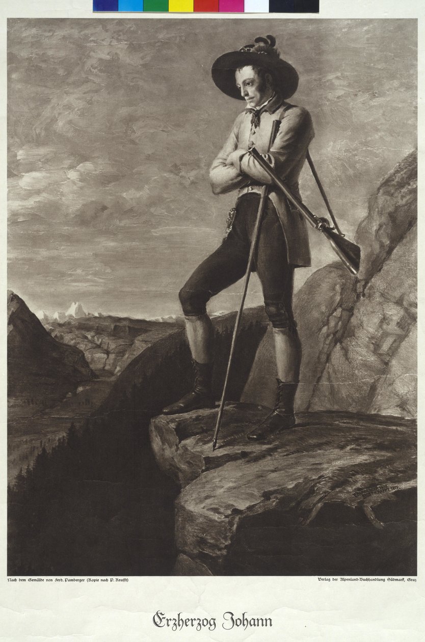 Ärkehertig Johann (tryck) av Johann Peter Krafft