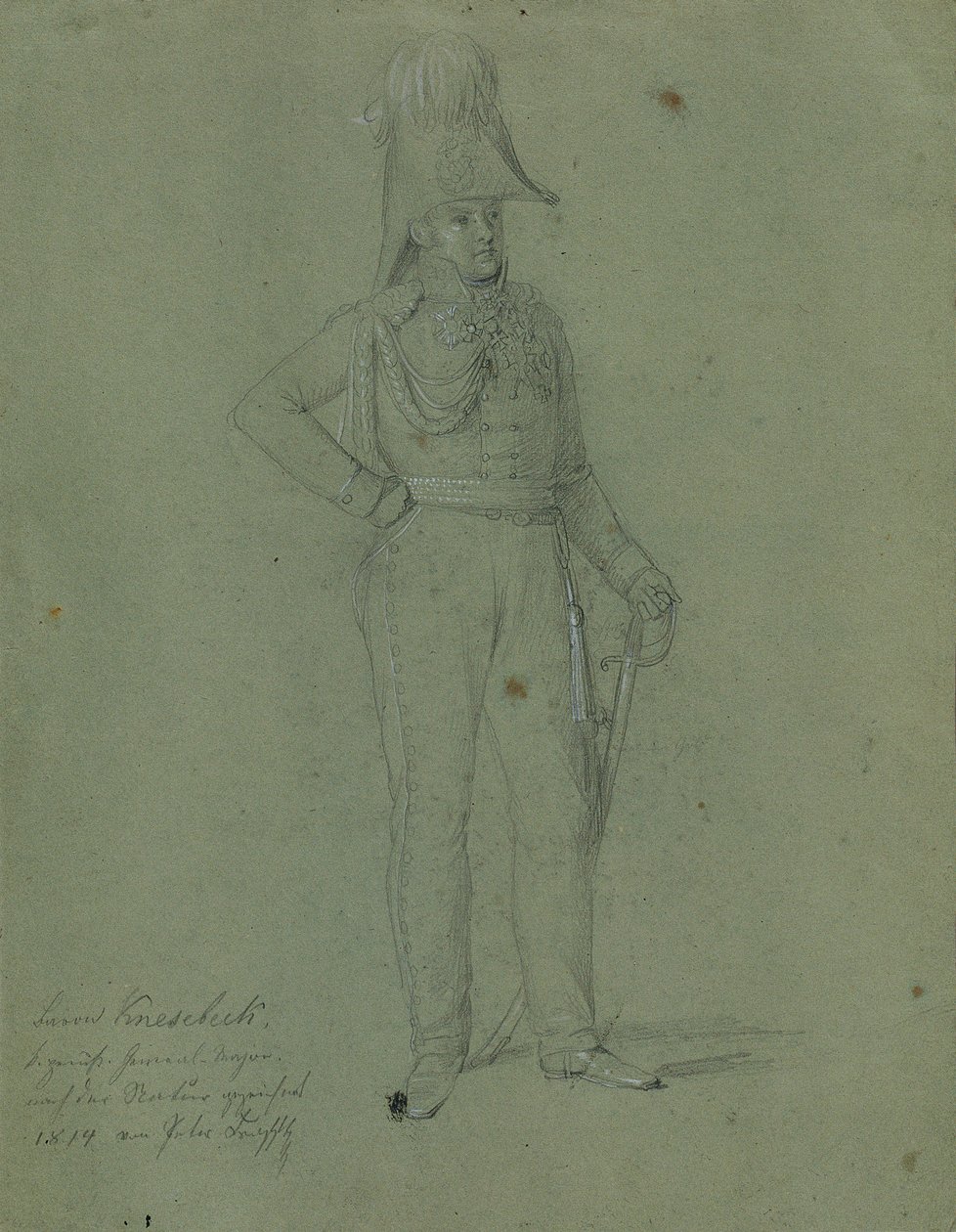 friherre Knesebeck av Johann Peter Krafft