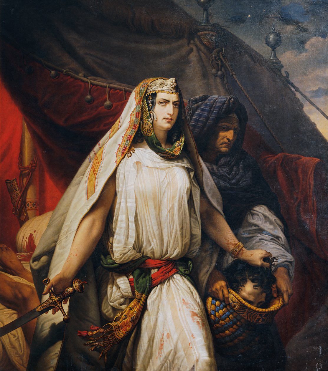 Judith med huvudet av Holofernes av Johann Peter Krafft