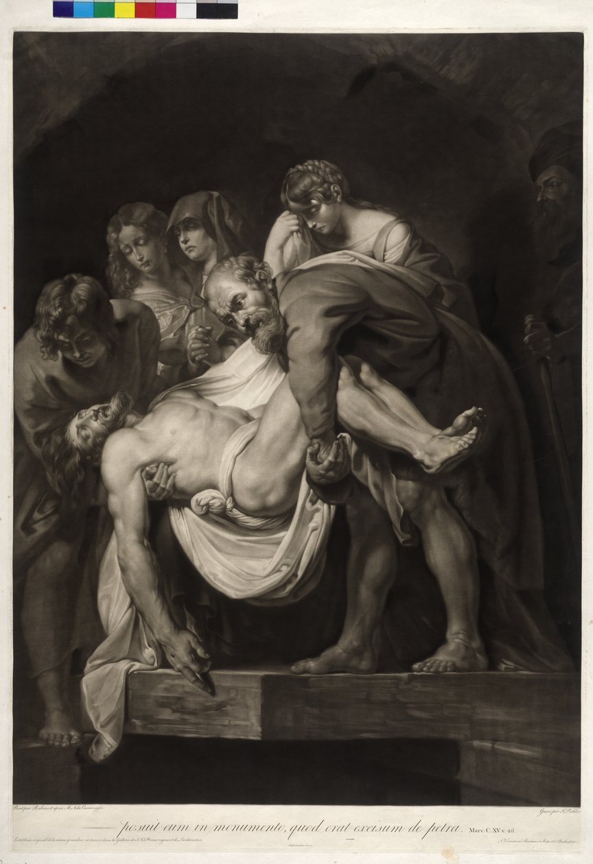 Christi Begravning av Johann Peter Pichler