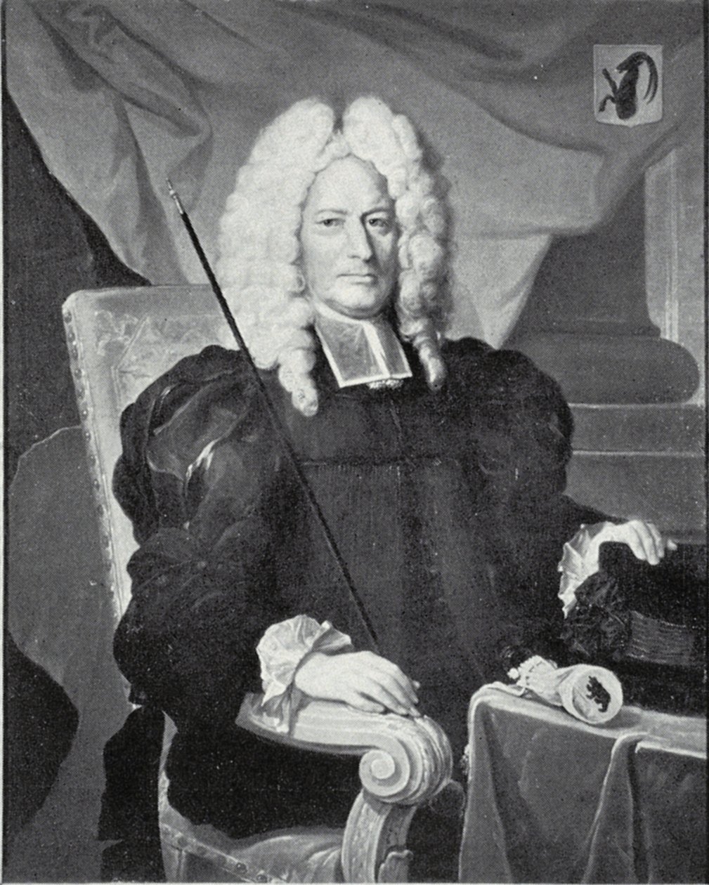 Porträtt av Christoph Steiger I. av Johann Rudolf Huber