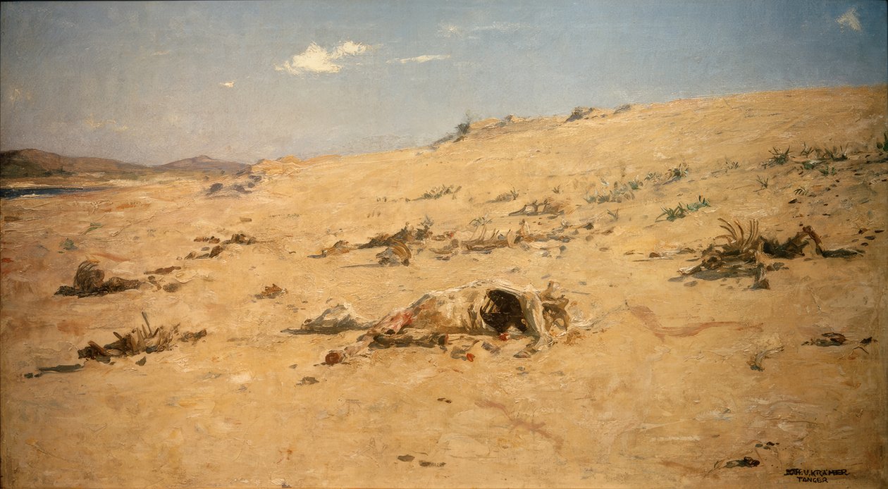 Motiv från Tanger av Johann Victor Krämer