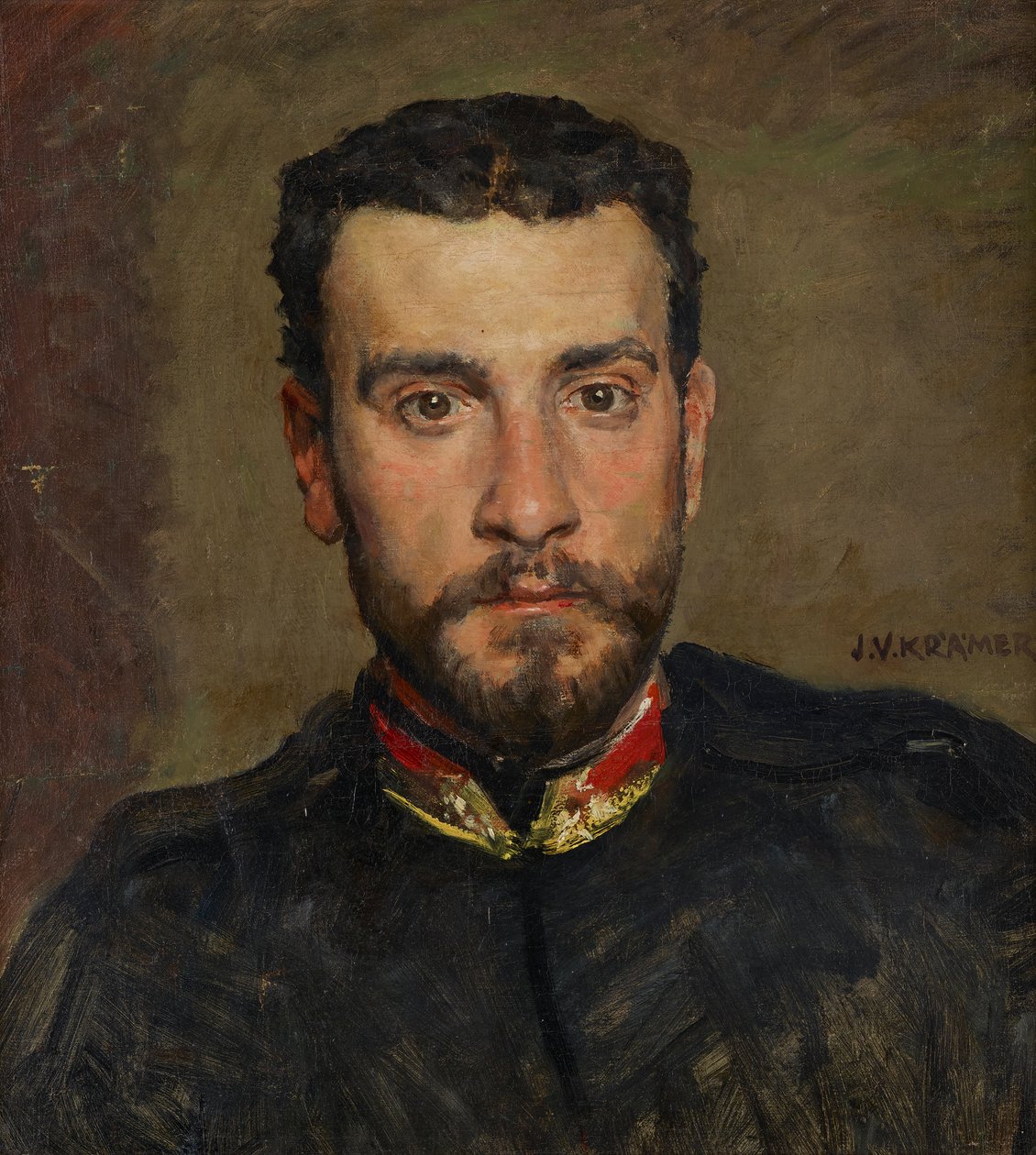självporträtt av Johann Victor Krämer
