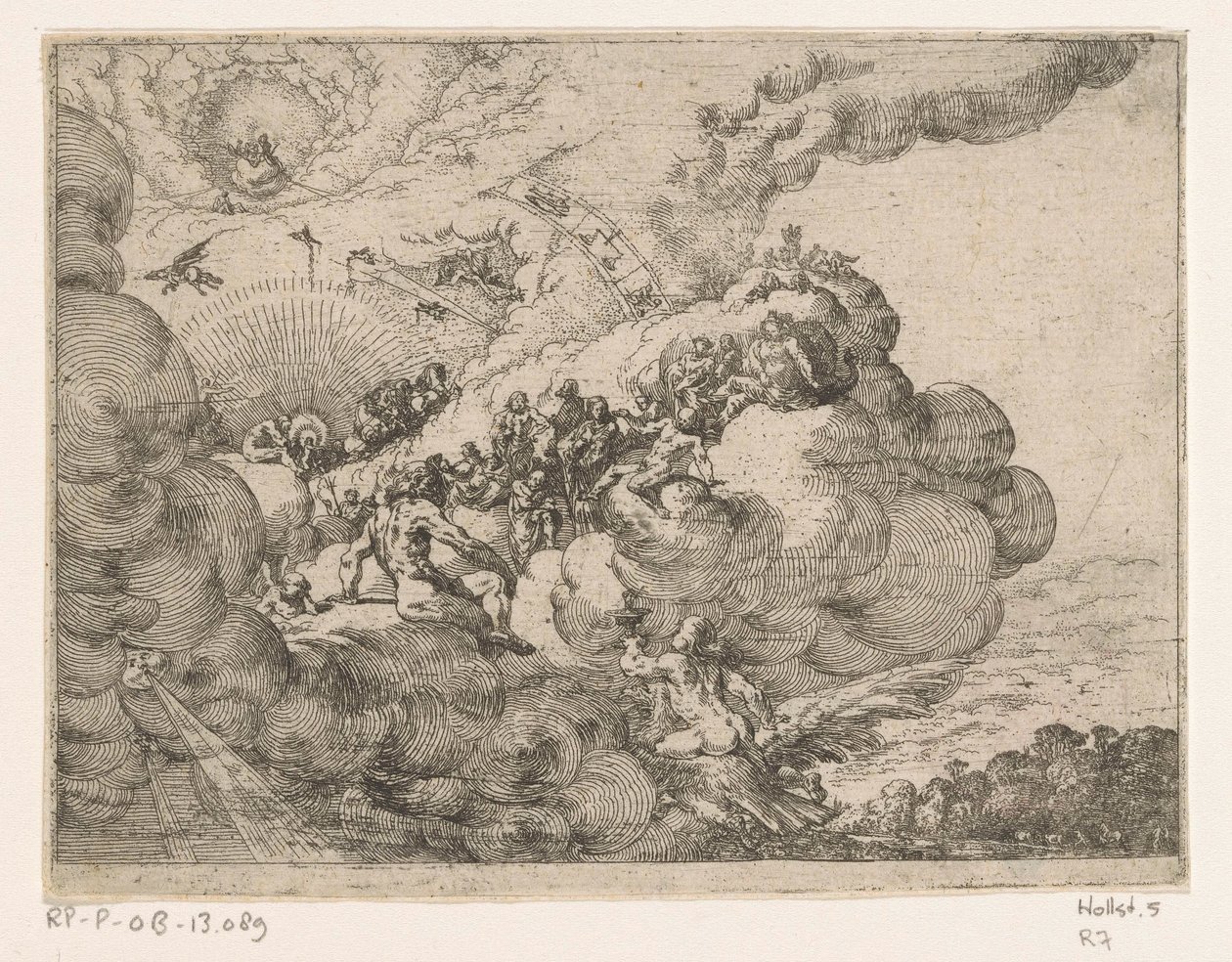 Himmel Four Elements (serietitel) av Johann Wilhelm Baur