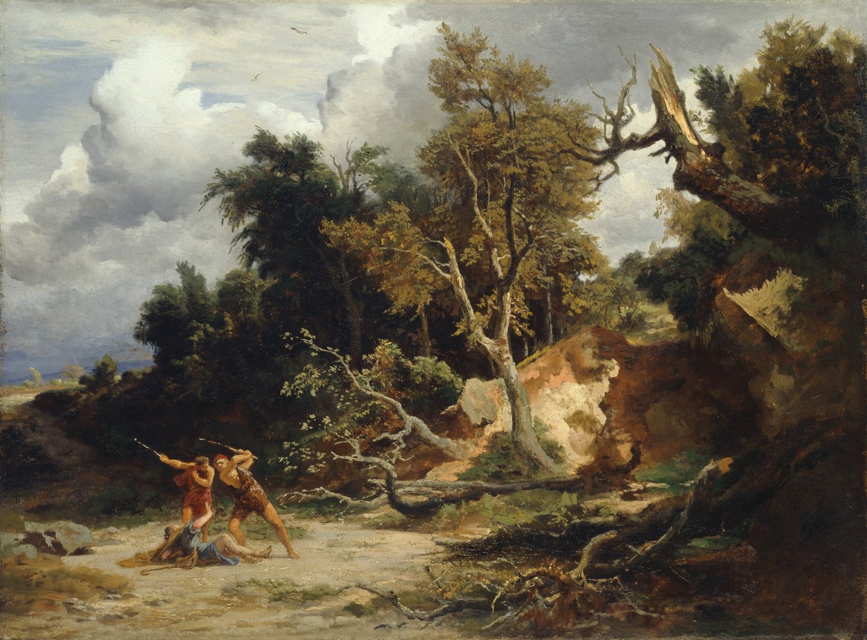 Bakhållet (eftermiddag) c.1856 av Johann Wilhelm Schirmer
