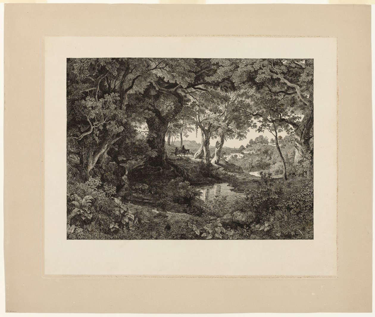 Det stora italienska landskapet av Johann Wilhelm Schirmer