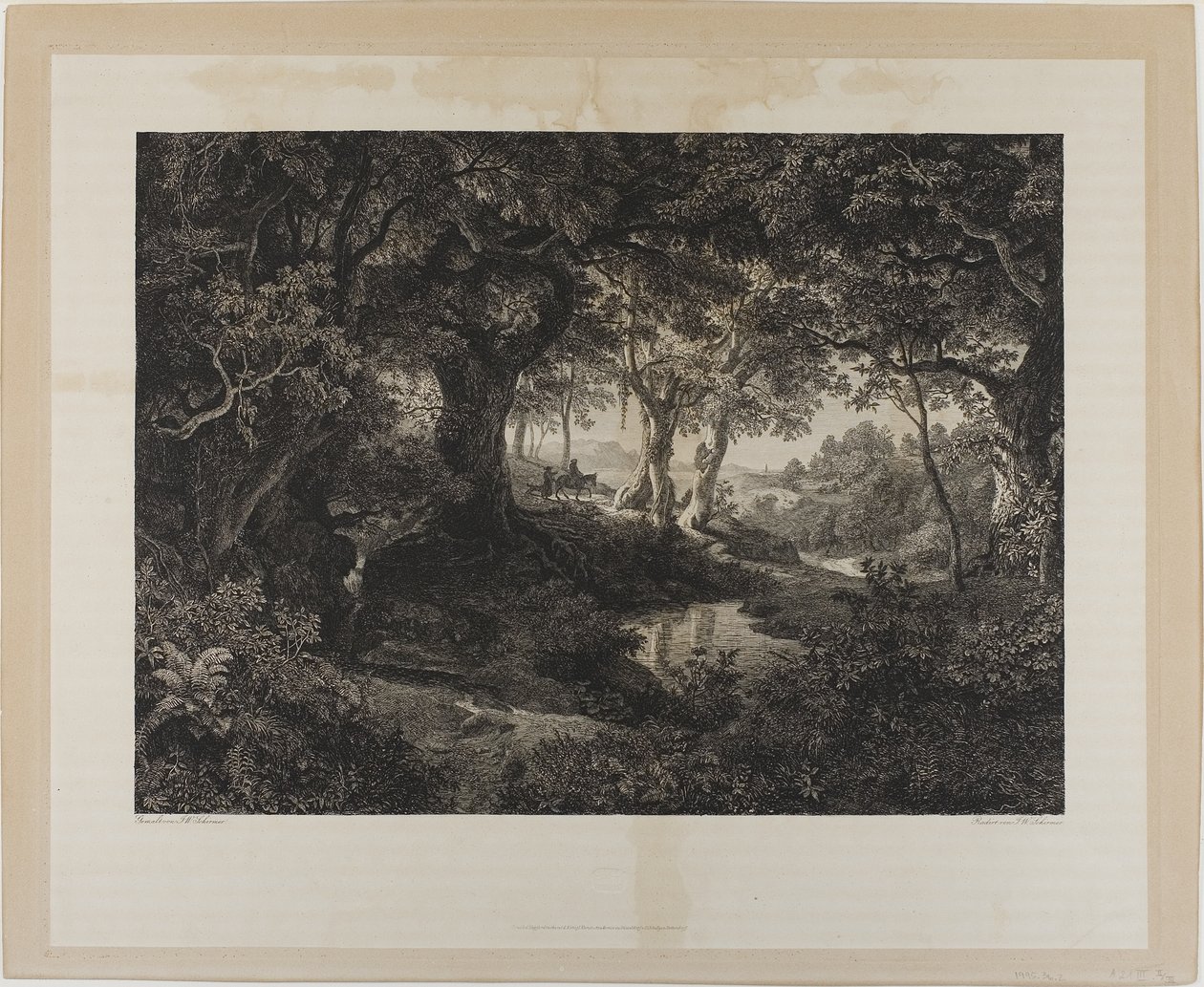 Det stora italienska landskapet av Johann Wilhelm Schirmer
