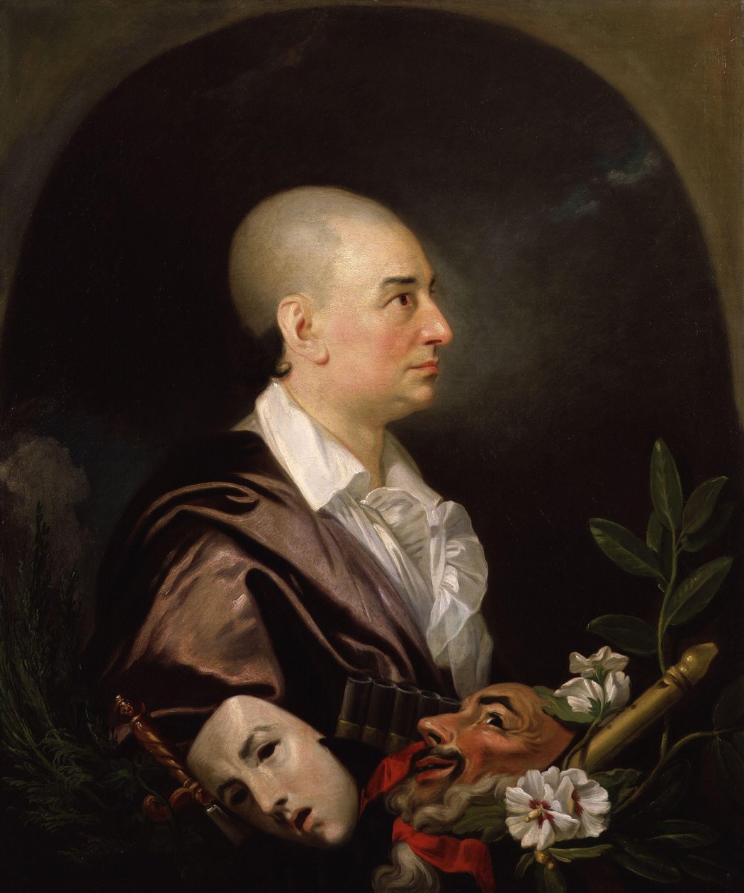 Porträtt av David Garrick av Johann Zoffany