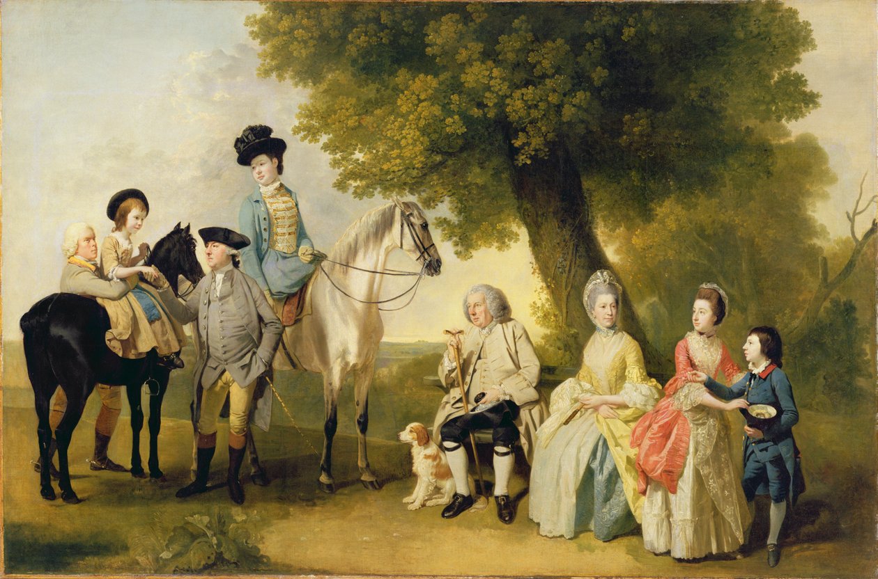 The Drummond Family, ca 1769 (olja på duk) av Johann Zoffany