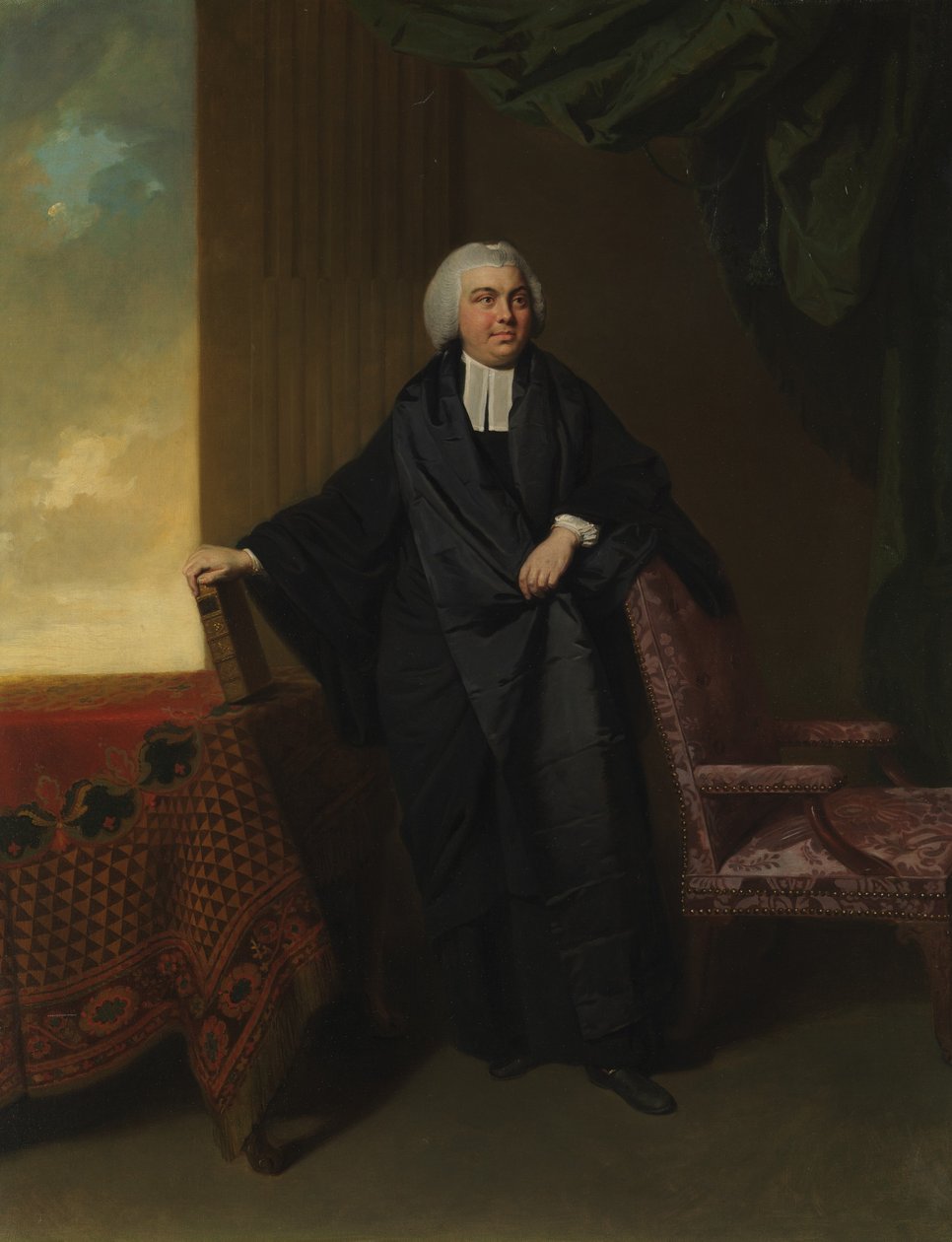 Pastor Philip Cocks 1735-1797, sent 1760-tal. av Johan Joseph Zoffany