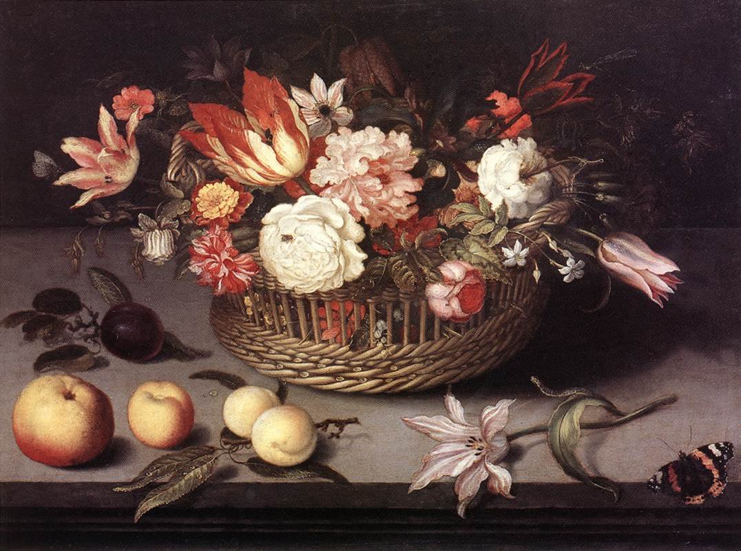 Basket of Flowers av Johannes Bosschaert