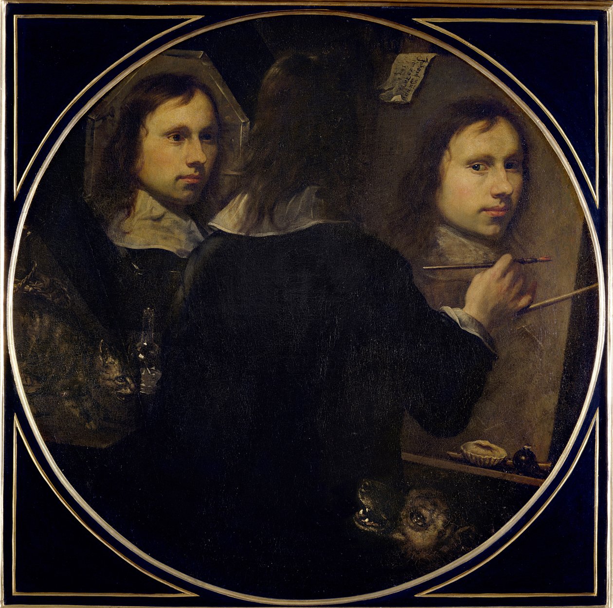 Självporträtt, 1646 av Johannes Gumpp