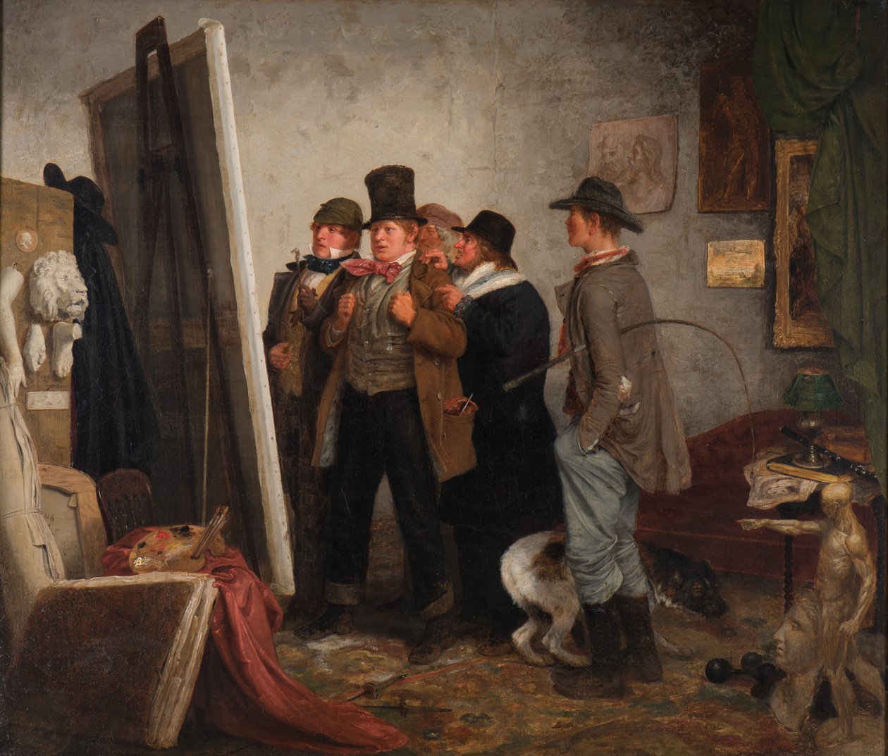Country Connoisseurs, 1855 av Johannes Adam Simon Oertel