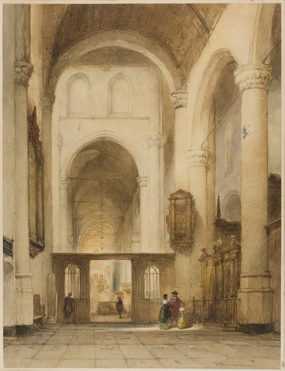 Kyrkan interiört av Johannes Bosboom