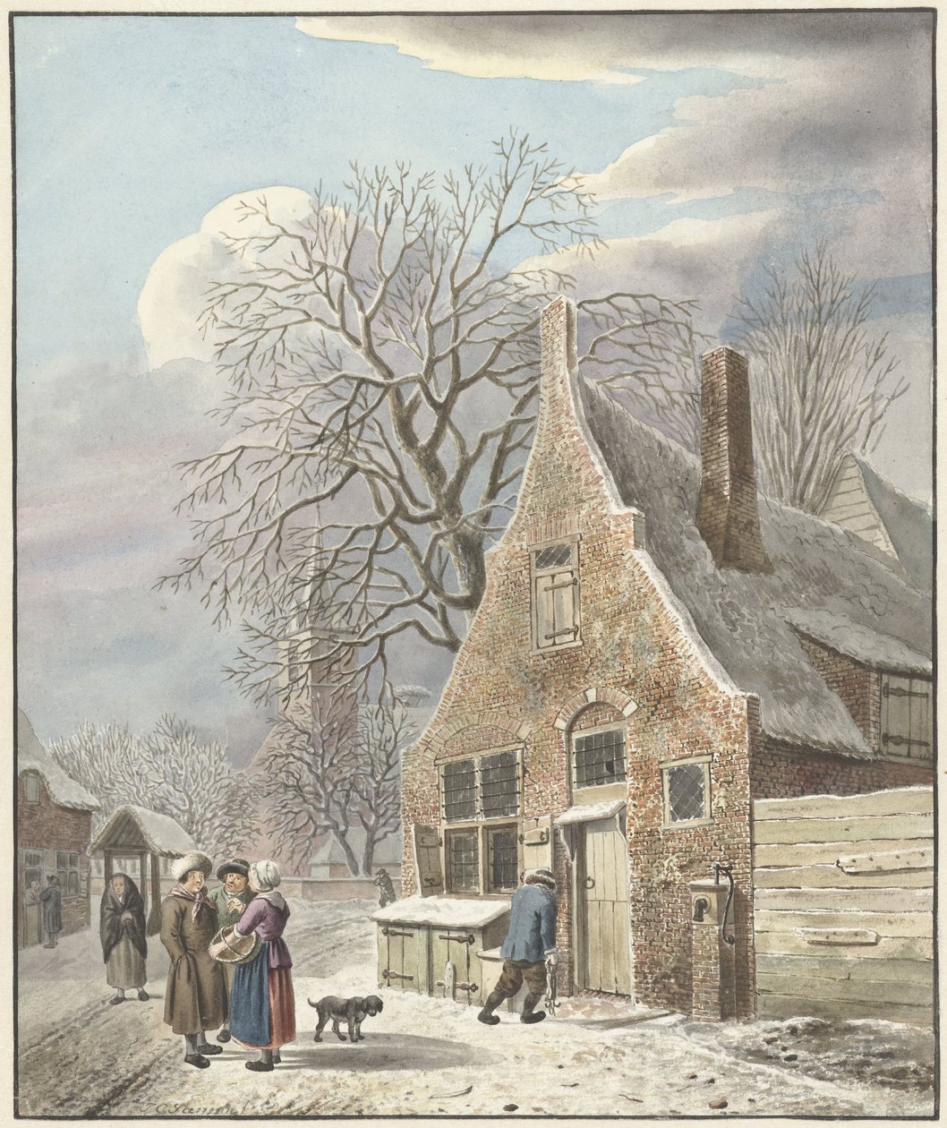 By under snö av Johannes Christiaan Janson