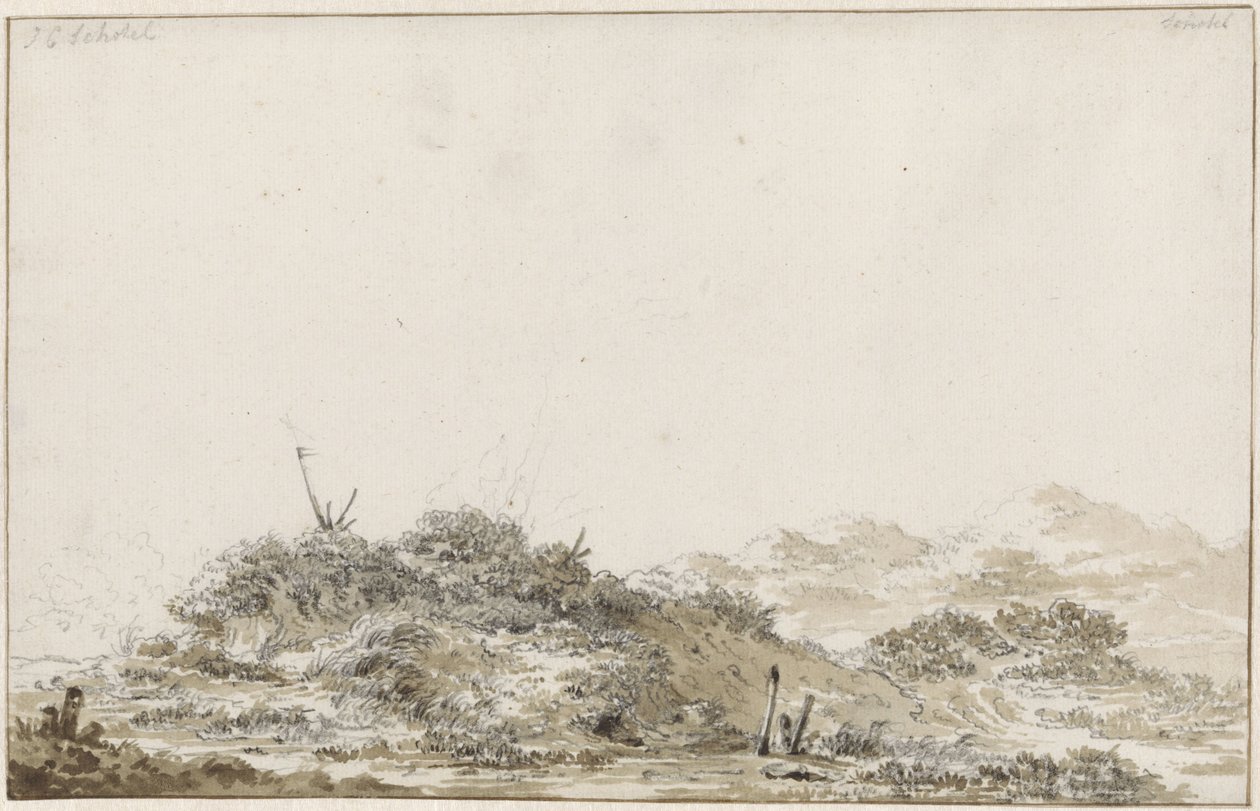 dynlandskap av Johannes Christiaan Schotel