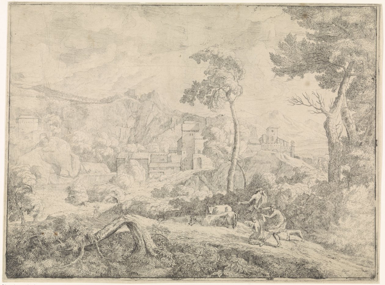 Tre herdar i en storm av Johannes Gottlieb Glauber