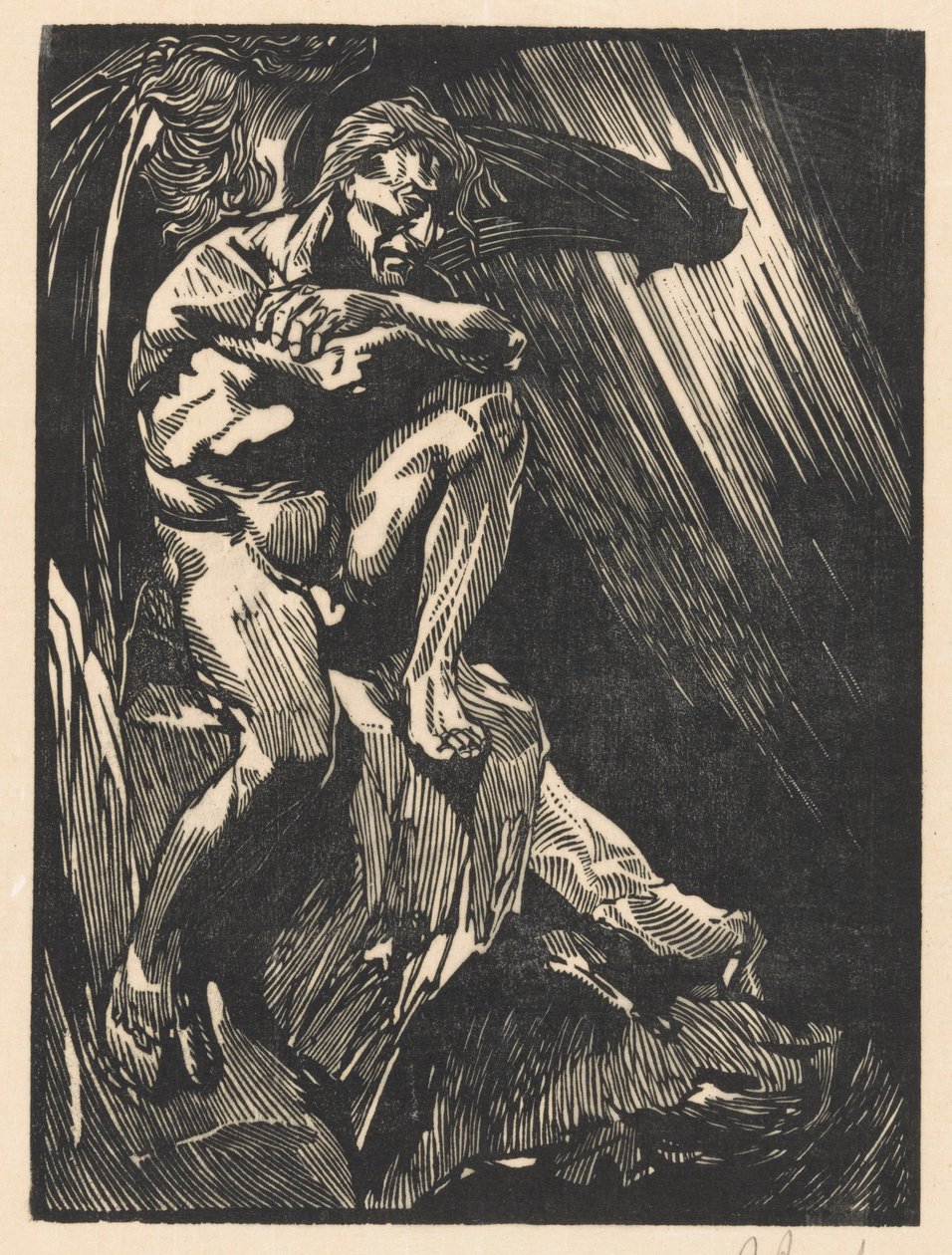 Satan av Johannes Josephus Aarts (signed by artist)