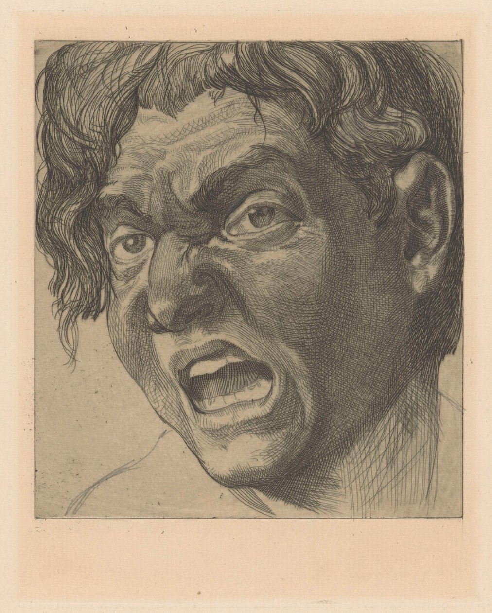 Gapende man av Johannes Josephus Aarts