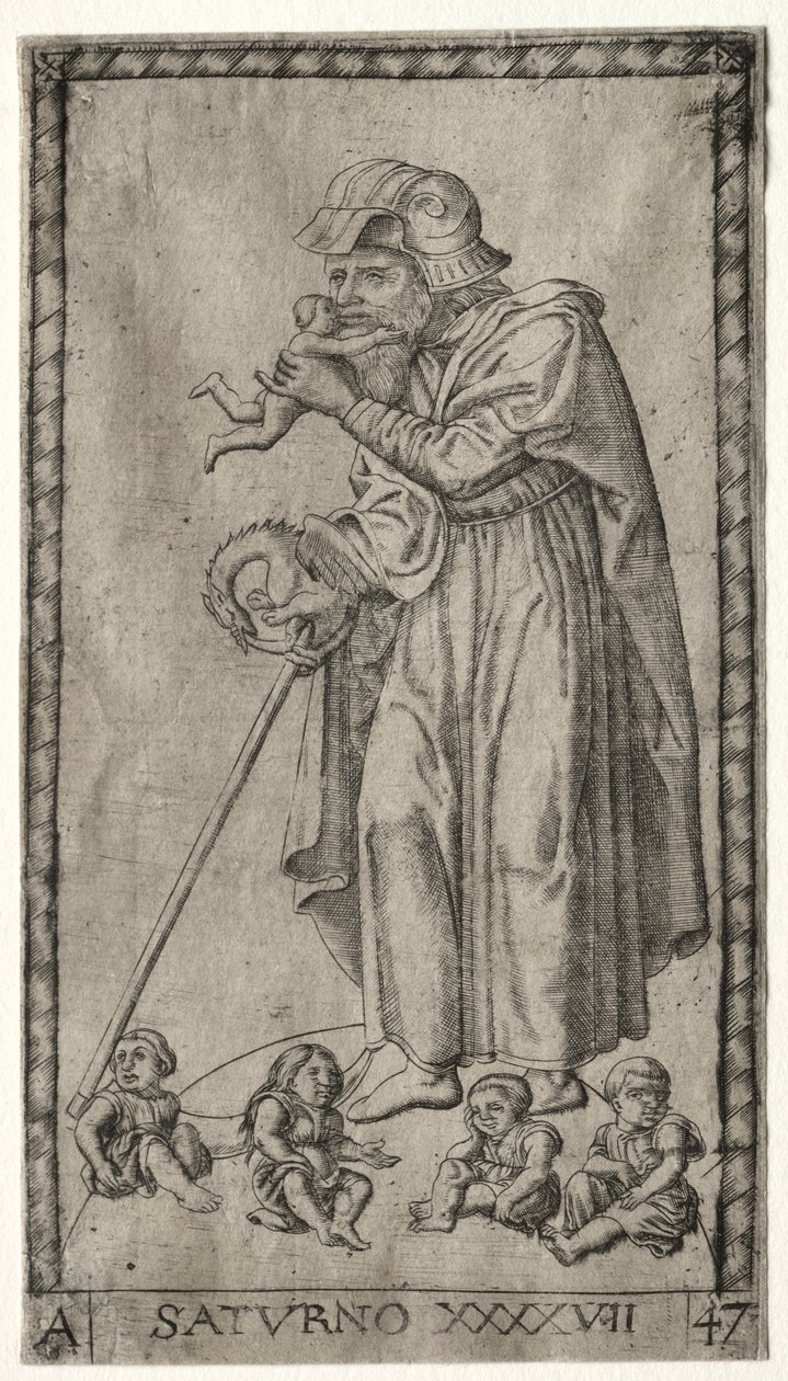 Saturnus, 1547. av Johannes Ladenspelder