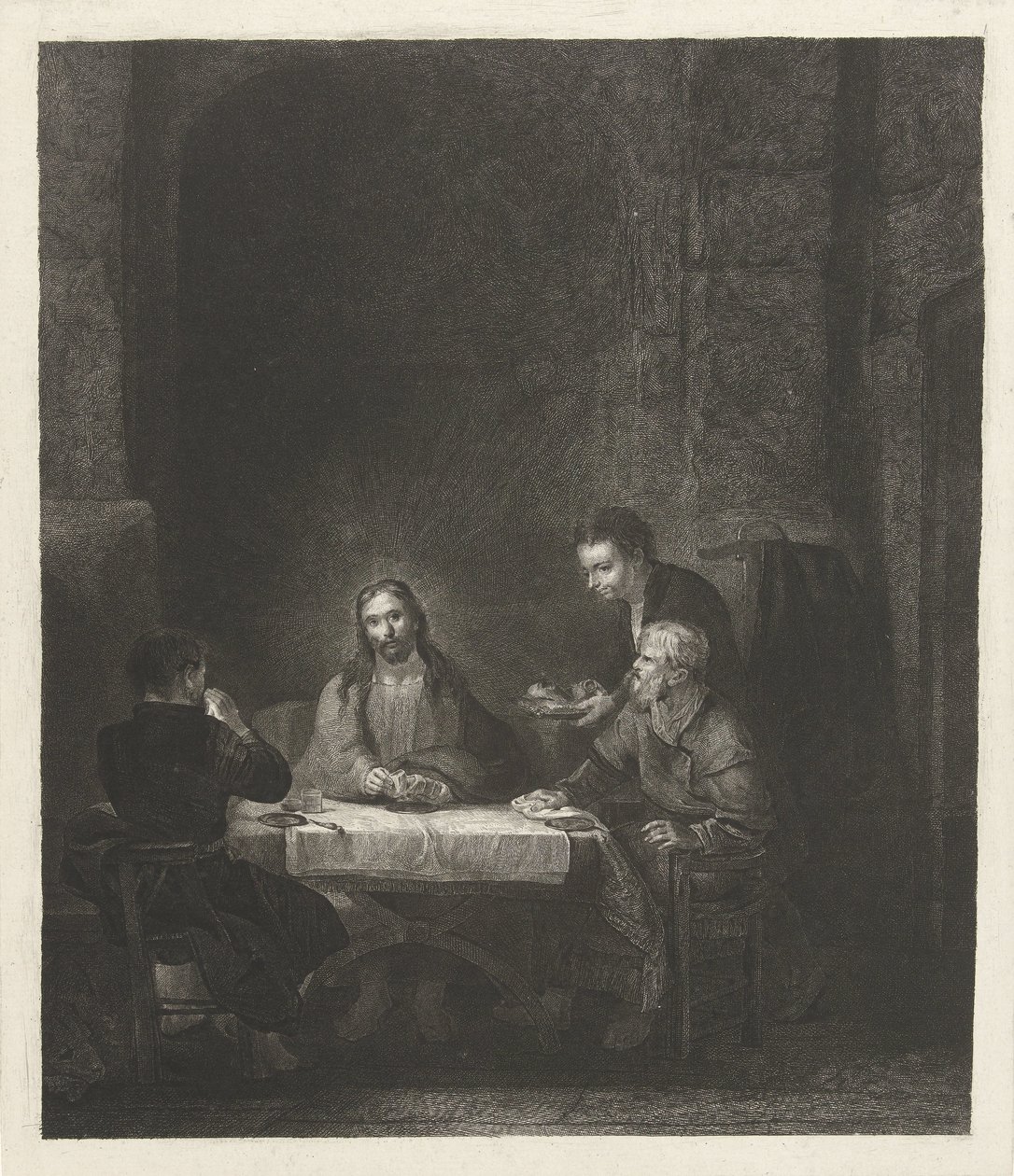 Måltid på Emmaus av Johannes Pieter de Frey
