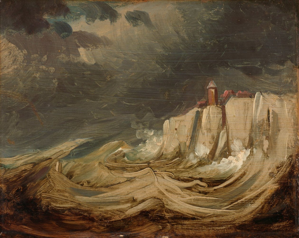 Stormar vid kusten av Johannes Tavenraat