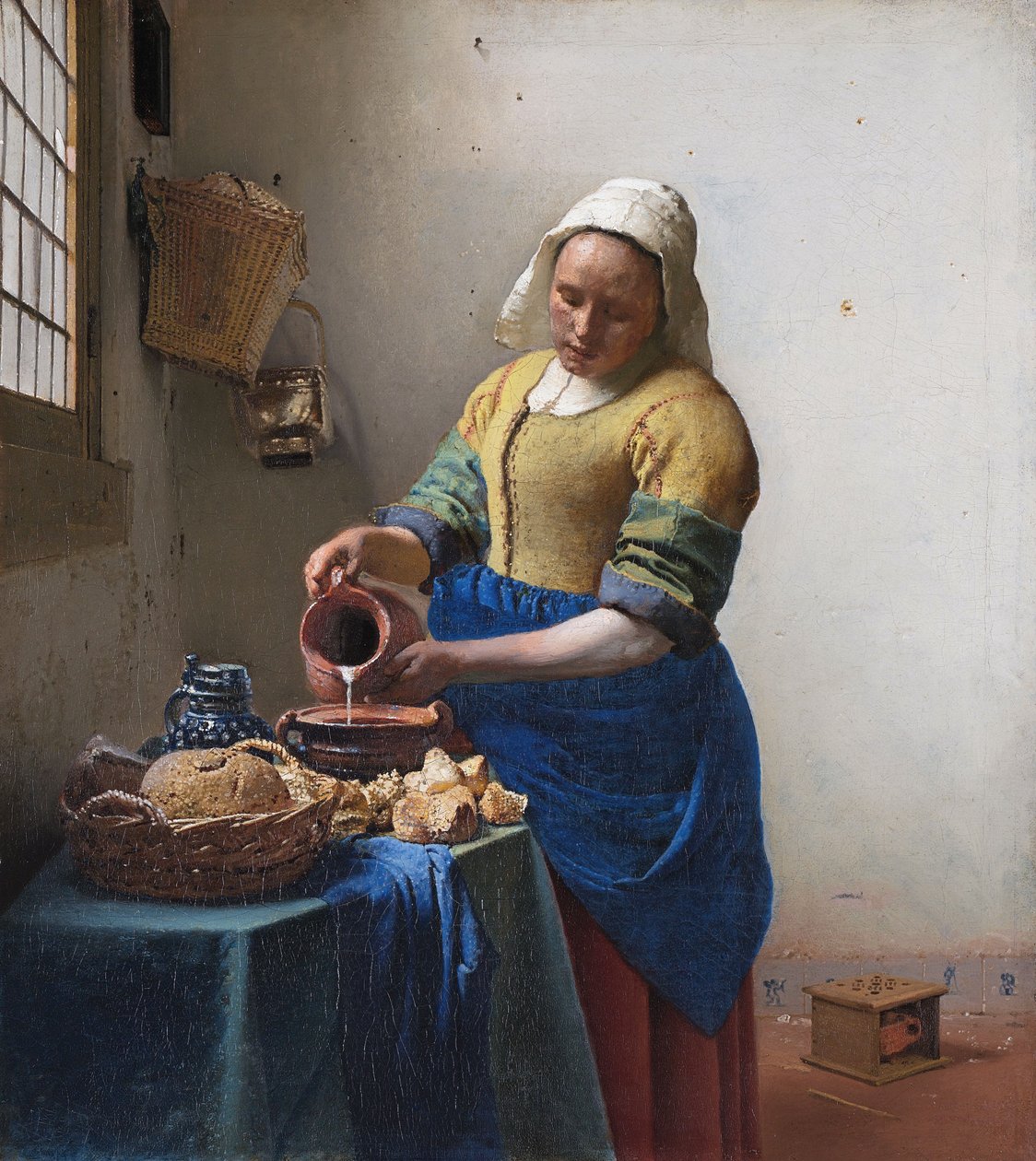 Holländska: Mjölkflickan Mjölkflickan av Johannes Vermeer