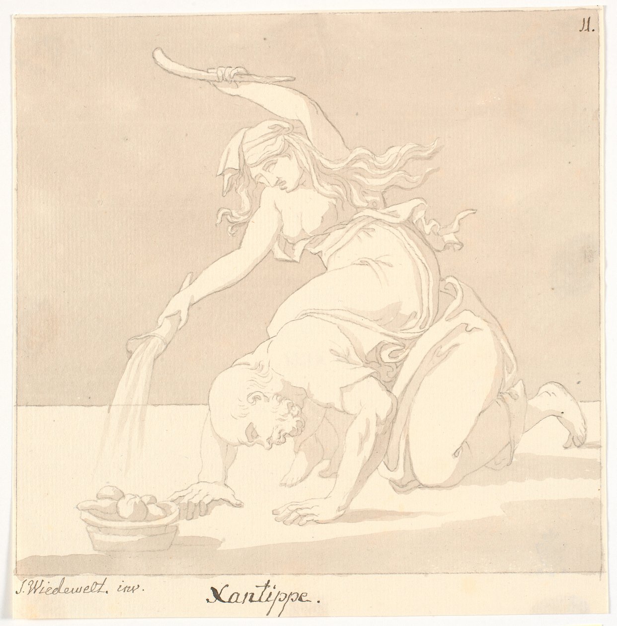 "Xantippe" av Johannes Wiedewelt