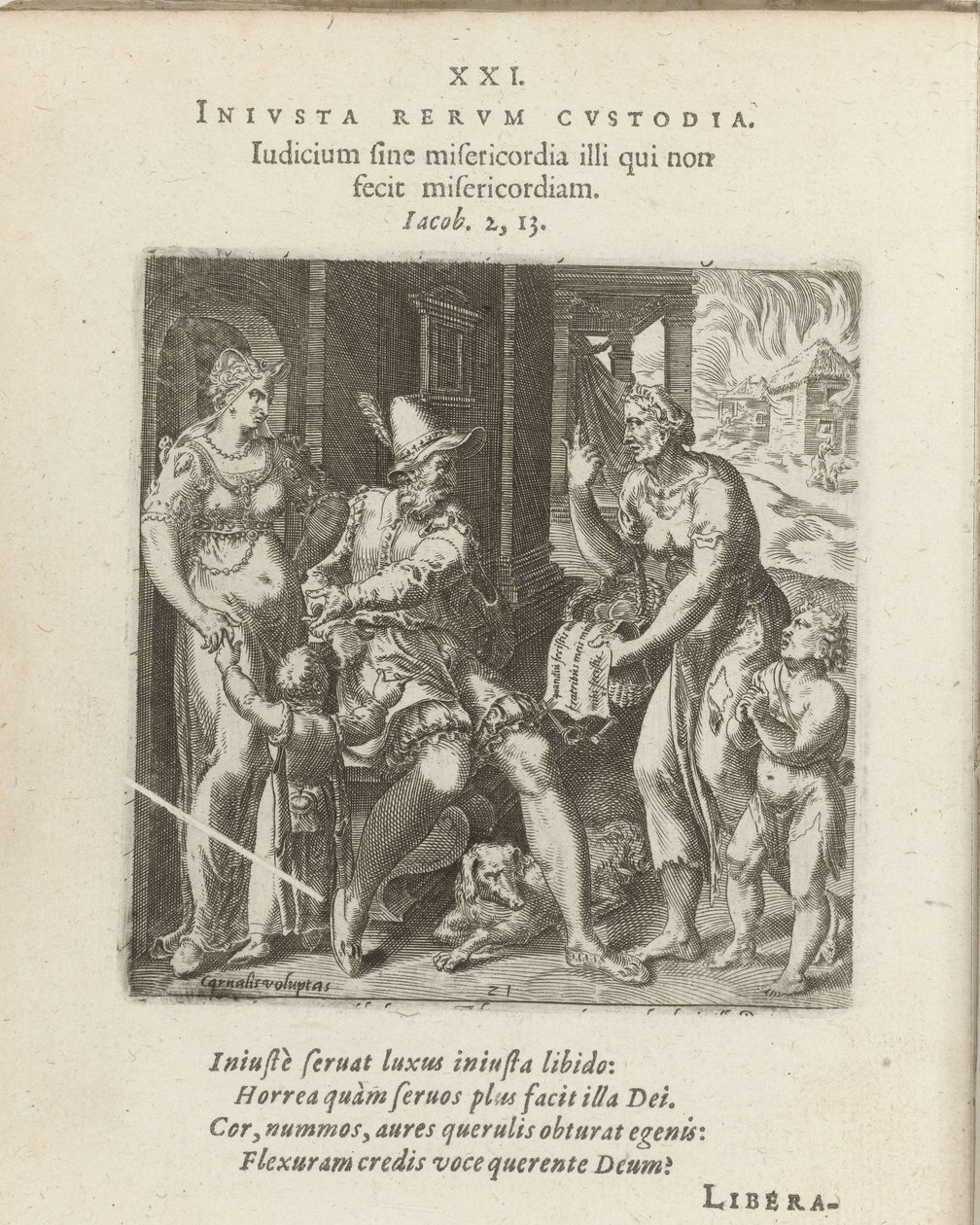 Den otillåtna lagringen av varor av Johannes Wierix