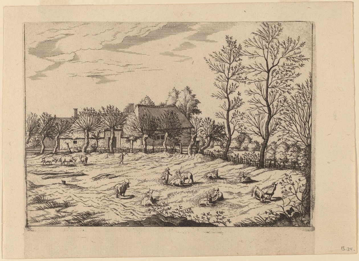 Odla av Johannes and Lucas van Doetechum after Master of the Small Landscapes