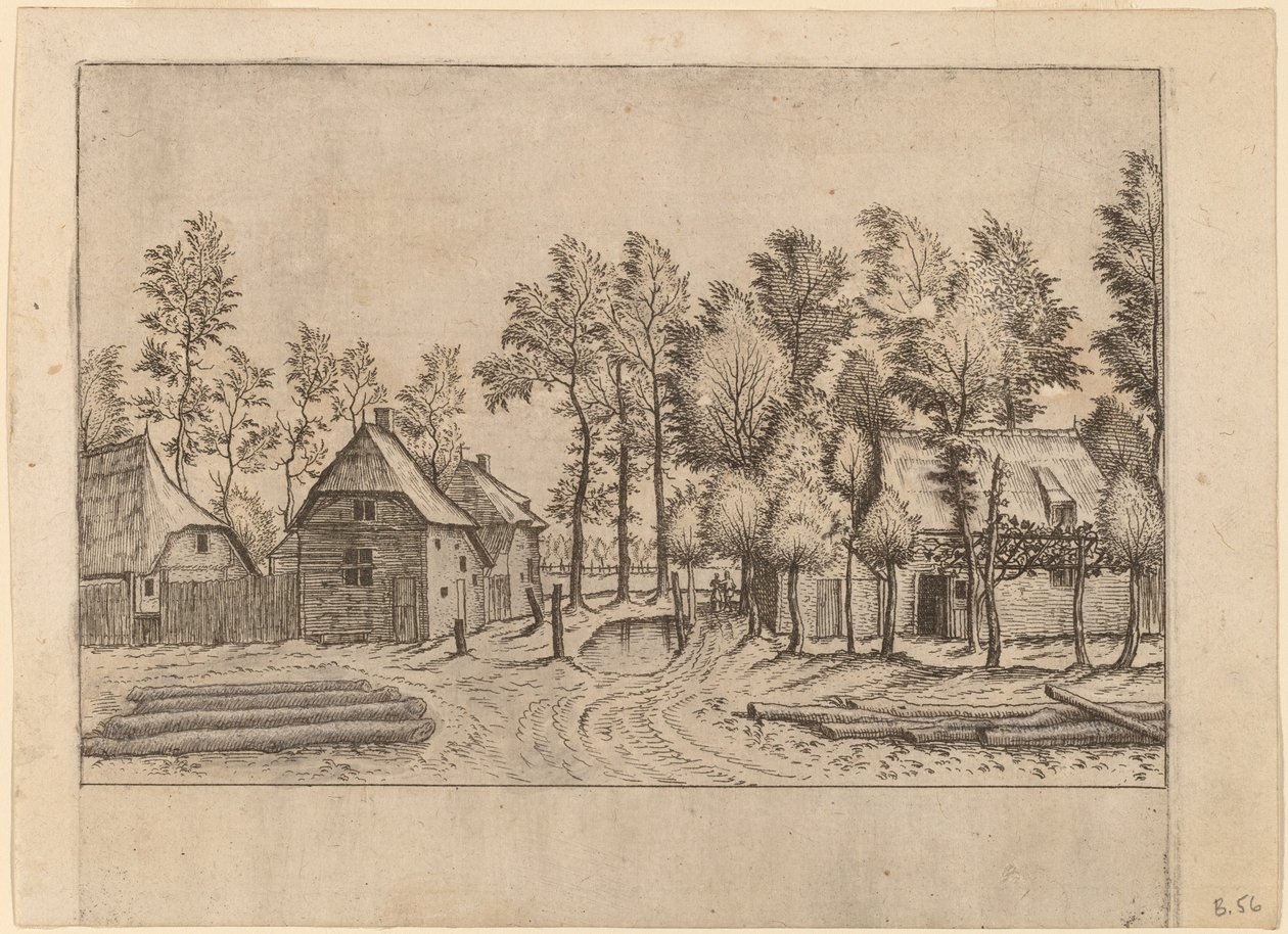 Bygata av Johannes van Doetechum, the Elder and Lucas
