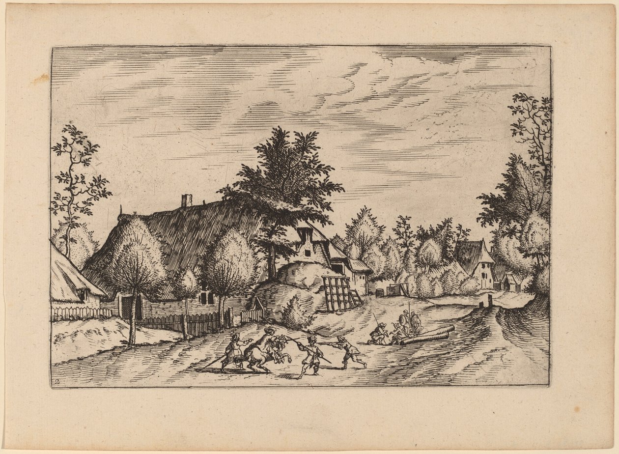 Bygata av Johannes van Doetechum, the Elder and Lucas