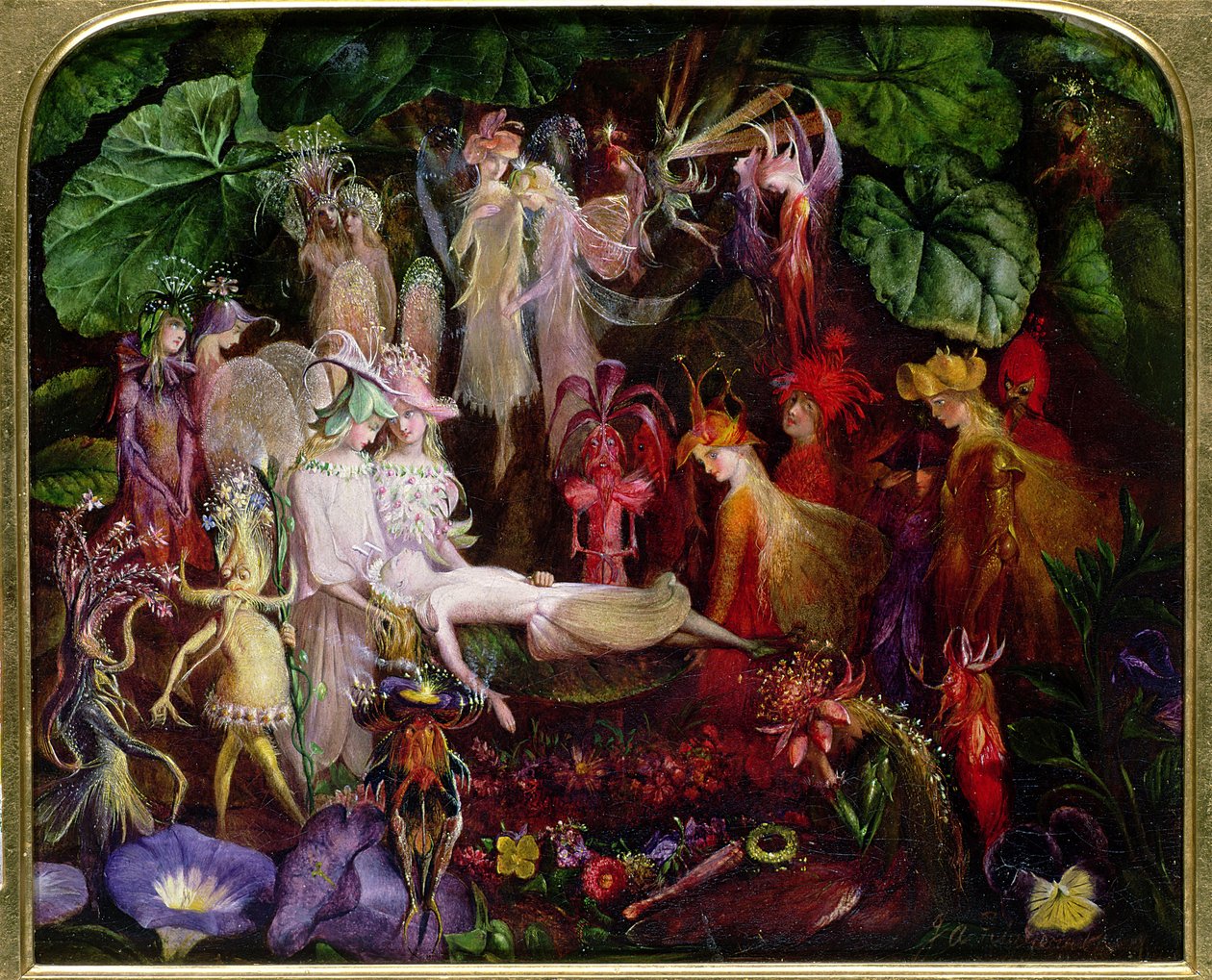 Feens begravning av John Anster Fitzgerald