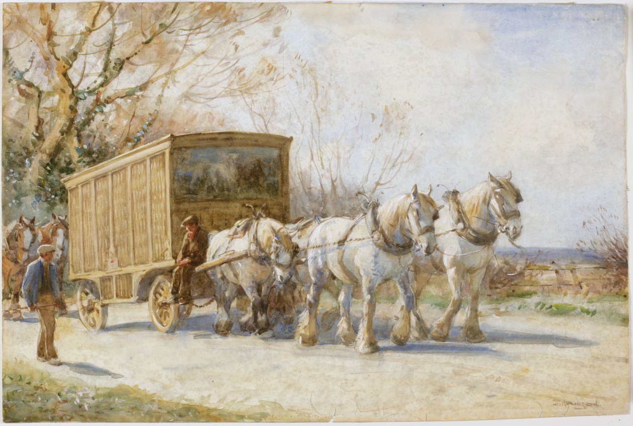 On the Road (penna och wc på papper) av John Atkinson