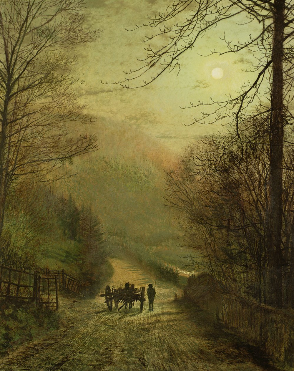 Forge Valley, Scarborough av John Atkinson Grimshaw