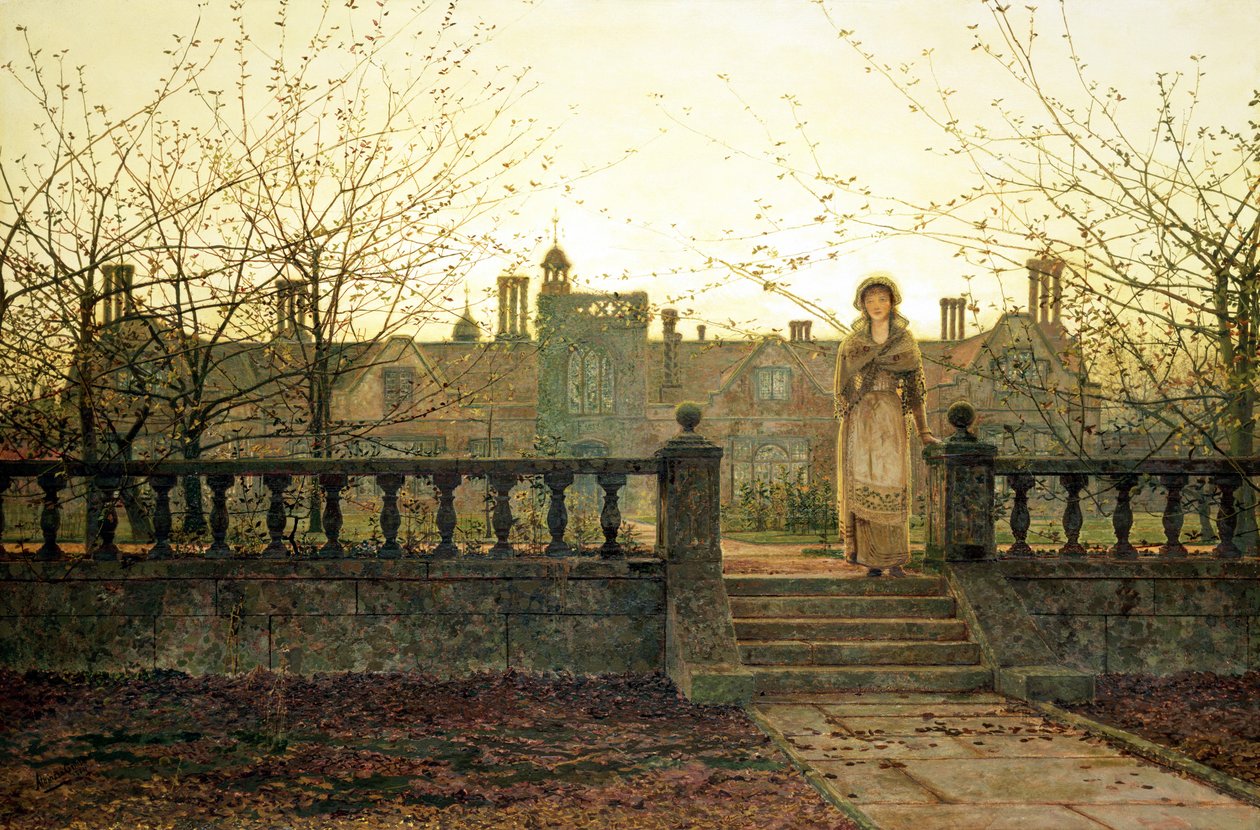 Lady riklig av John Atkinson Grimshaw
